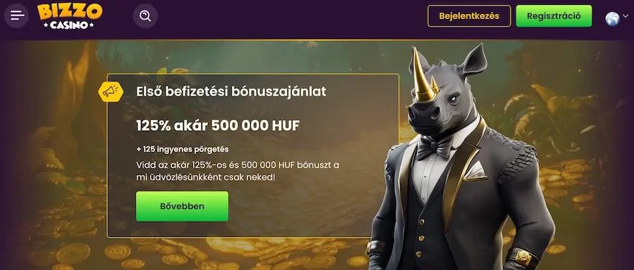 Bizzo Casino bónusz